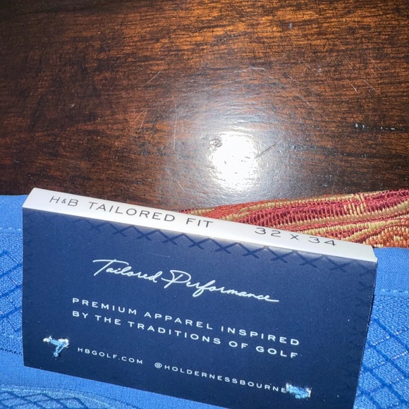 Holderness & Bourne Men's Size 32x34 The Parker Pant Maidstone Blue MSRP $165 - Picture 4 of 7